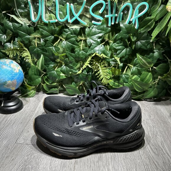 Brooks Adrenaline GTS 23 Womens 9 Wide Shoes Running Walking Black 1203811D056 - Picture 4 of 10